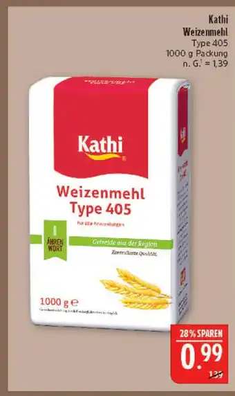 Marktkauf Kathi weizenmehl type 405 Angebot