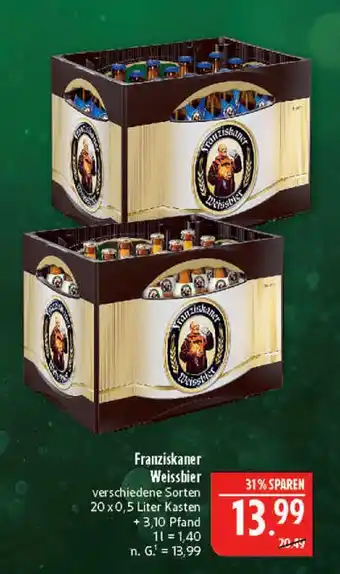 Marktkauf Franziskaner weissbier Angebot
