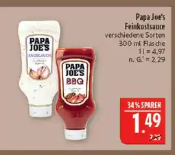 Marktkauf Papa joe's knoblauch feinkostsauce Angebot