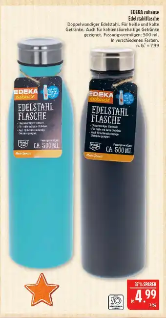 Marktkauf Edeka zuhause edelstahlflasche Angebot