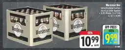 E-Center Warsteiner bier Angebot
