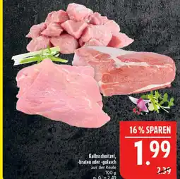Marktkauf Kalbsschnitzel, -braten oder -gulasch Angebot