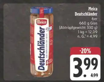 Edeka Meica deutschländer Angebot