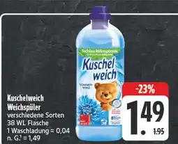 Edeka Kuschelweich weichspüler Angebot