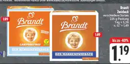 Edeka Brandt laktosefrei der markenzwieback Angebot