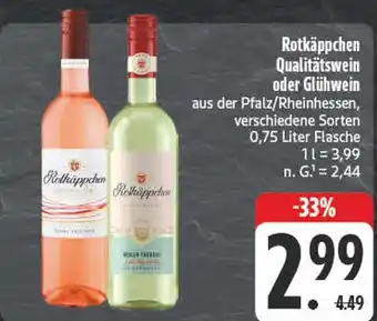 Edeka Rotkäppchen qualitätswein Angebot