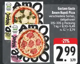 Edeka Gustavo gusto amore napoli pizza mozzarella Angebot