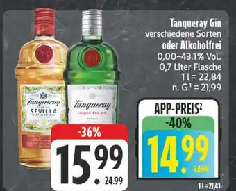 Edeka Tanqueray sevilla gin Angebot