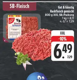 Edeka Gut & günstig hackfleisch gemischt Angebot
