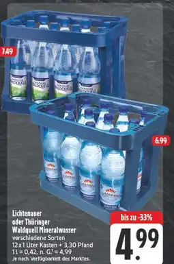 Edeka Lichtenauer mineralwasser Angebot