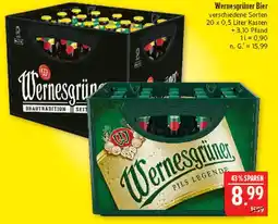 Marktkauf Wernesgrüner bier Angebot