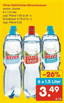 Netto Marken-Discount Vitrex naturelle Angebot