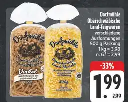 Edeka Dorfmühle oberschwäbische land-teigwaren Angebot