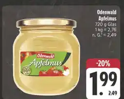 Edeka Odenwald apfelmus Angebot