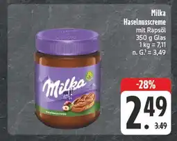 Edeka Milka haselnusscreme Angebot