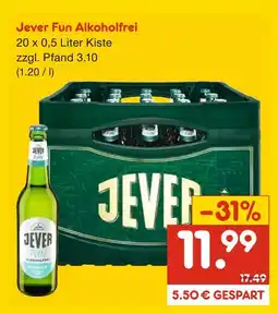 Netto Marken-Discount Jever fun alkoholfrei Angebot