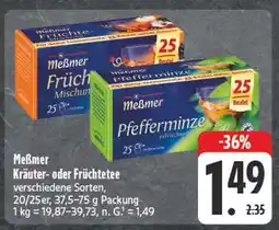 Edeka Meßmer kräutertee Angebot
