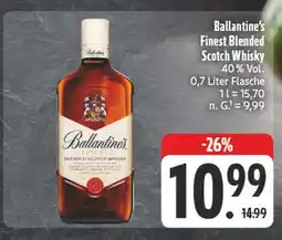 Edeka Ballantine's finest blended scotch whisky Angebot