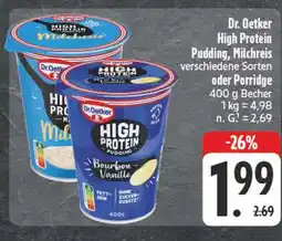 Edeka Dr. oetker high protein pudding Angebot