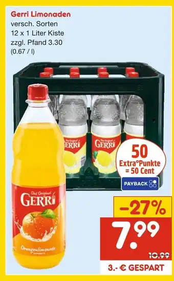 Netto Marken-Discount Gerri limonaden Angebot