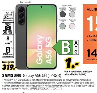 MEDIMAX SAMSUNG Galaxy A56 5G (128GB) Angebot