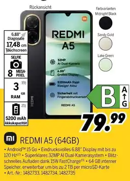 MEDIMAX Xiaomi MI REDMI A5 (64GB) Angebot