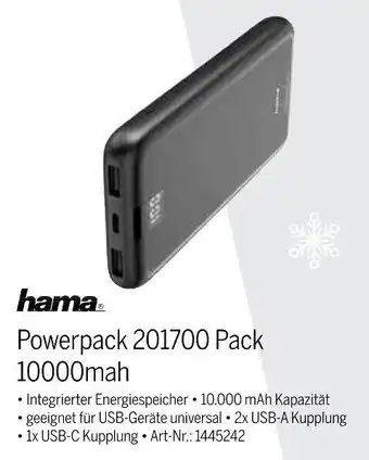 MEDIMAX hama Powerpack 201700 Pack 10000mah Angebot