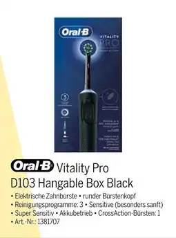 MEDIMAX Oral B Vitality Pro D103 Hangable Box Black Angebot