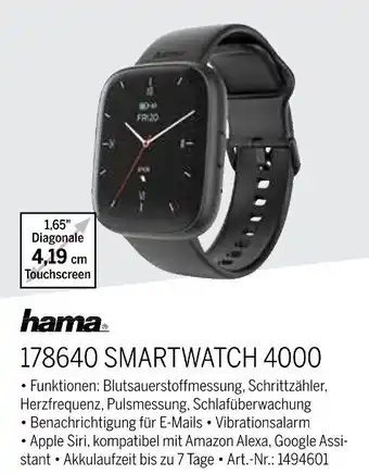 MEDIMAX hama 178640 SMARTWATCH 4000 Angebot