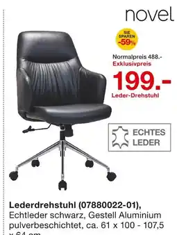 Möbelzentrum Pforzheim Novel leder-drehstuhl Angebot