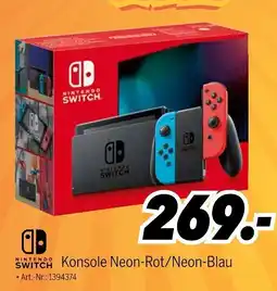 MEDIMAX NINTENDO SWITCH SWITCH Konsole Neon-Rot/Neon-Blau Angebot