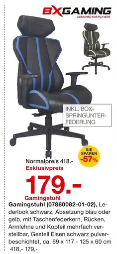 Möbelzentrum Pforzheim Bxgaming gamingstuhl Angebot