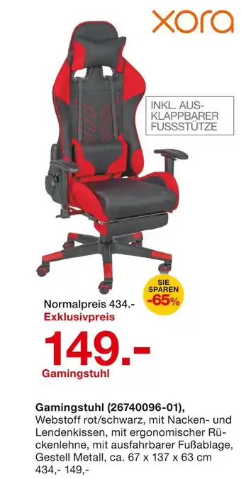 Möbelzentrum Pforzheim Xora gamingstuhl Angebot