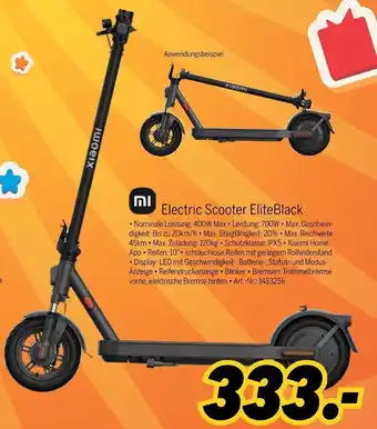 MEDIMAX xiaomi Electric Scooter EliteBlack Angebot