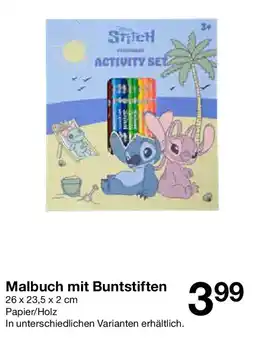 Zeeman Malbuch mit Buntstiften Angebot