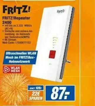 HEM Expert Fritz!repeater 2400 Angebot