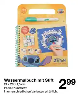 Zeeman Wassermalbuch mit Stift Angebot
