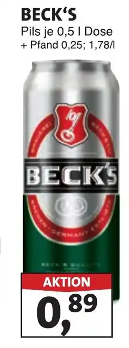 Lösch Depot BECK'S Pils Angebot
