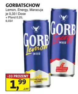 Lösch Depot GORBATSCHOW Lemon, Energy, Maracuja Angebot