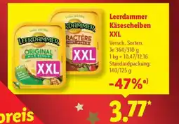 Lidl Leerdammer Käsescheiben XXL Angebot