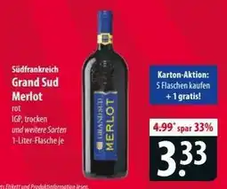 Famila Nord Ost GRAND SUD Merlot Angebot