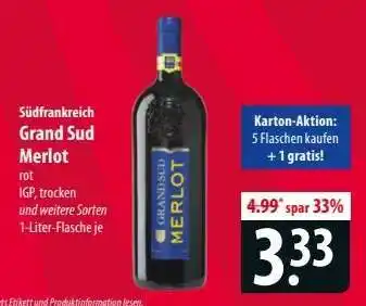 Famila Nord Ost GRAND SUD Merlot Angebot