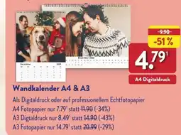 Aldi Nord A4 Digitaldruck Angebot