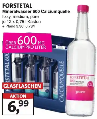 Lösch Depot FORSTETAL Mineralwasser 600 Calciumquelle Angebot
