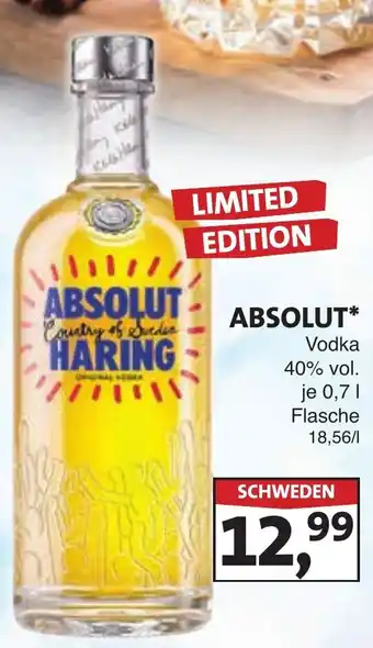 Lösch Depot ABSOLUT HARING LIMITED EDITION Angebot