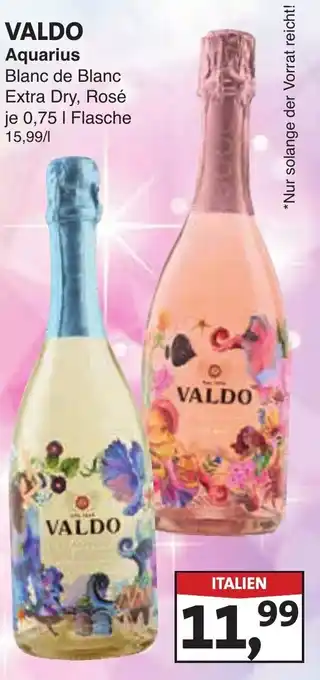 Lösch Depot VALDO Aquarius Blanc de Blanc Extra Dry, Rosé Angebot
