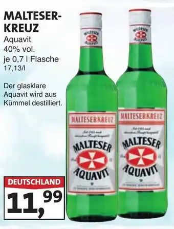 Lösch Depot MALTESER- KREUZ Aquavit Angebot