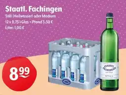 Getränke Hoffmann Staatl. Fachingen Still (Heilwasser) oder Medium Angebot