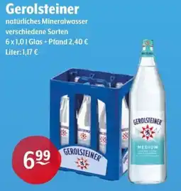 Getränke Hoffmann Gerolsteiner natürliches Mineralwasser Angebot