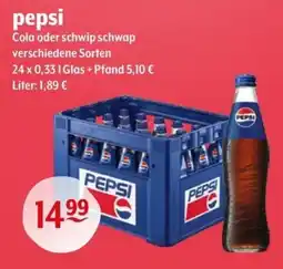 Getränke Hoffmann pepsi Cola oder schwip schwap Angebot